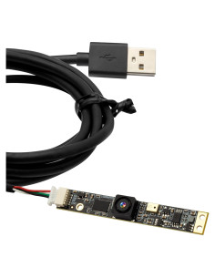 Cámara USB ELP 8MP con Micrófono y Lente 64 para PC