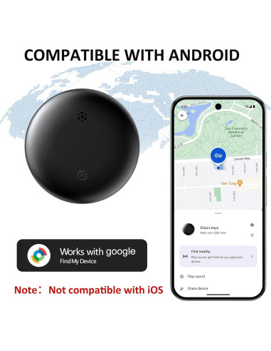 Etiquetas de Rastreo Bluetooth PerfiPro - 4 Paquetes, Android