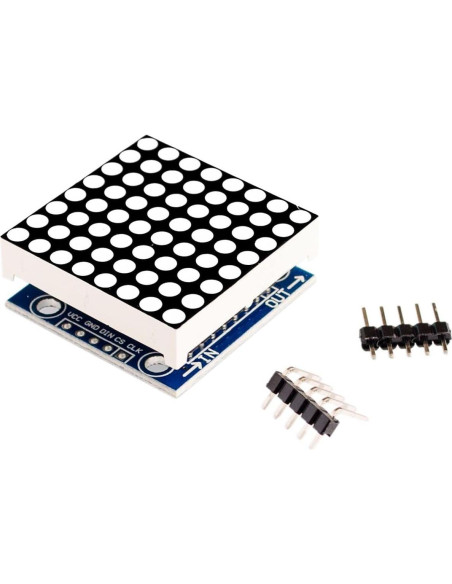 5 Módulos Pantalla LED Matriz 8x8 MAX7219 Azuocn 5V DIY 5 Módulos Pantalla LED Matriz 8x8 MAX7219 Azuocn 5V DIY
