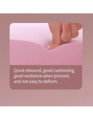 Almohadilla de Equilibrio MBKHFLL Rosa 39.9x33x5.1 cm Antideslizante