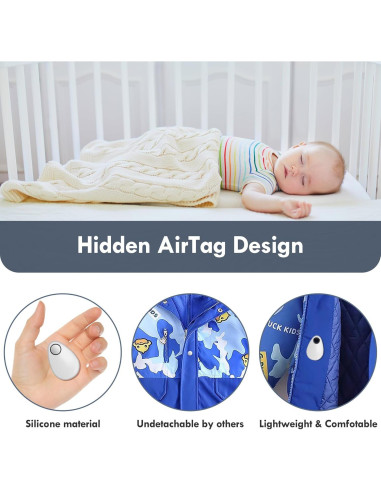 Soporte Airtag para Niños Luyuan - Funda Silicona 4 Pzs