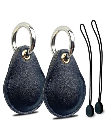 Soporte de Cuero para AirTag ThingsBag - Paquete de 2 Fundas