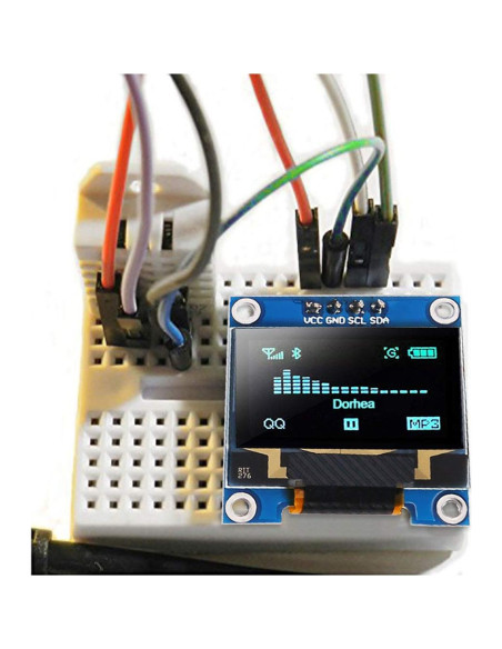 6 Módulos Pantalla OLED 0.96" DORHEA 128x64 I2C Azul 6 Módulos Pantalla OLED 0.96" DORHEA 128x64 I2C Azul