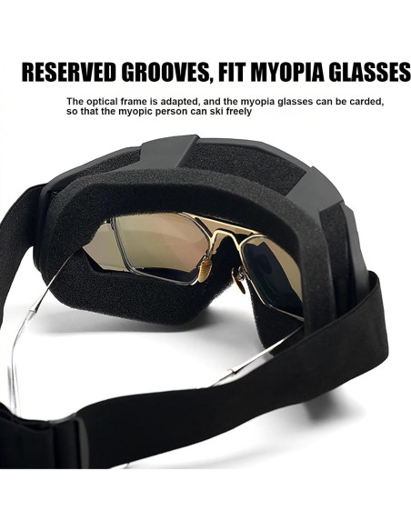 Gafas de Motocross Immoono 2 Pcs con Gaiter para Adultos Gafas de Motocross Immoono 2 Pcs con Gaiter para Adultos