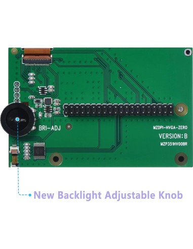 Pantalla Táctil 3.5" iUniker 480x320 para Raspberry Pi Zero
