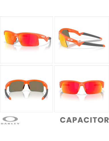 Gafas de sol Junior Oakley OJ9013 Naranja Neón + Accesorios