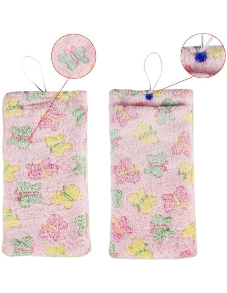Bolsa de Dormir Hecha a Mano E-TING para Muñeca 29.21 cm Rosa Bolsa de Dormir Hecha a Mano E-TING para Muñeca 29.21 cm Rosa