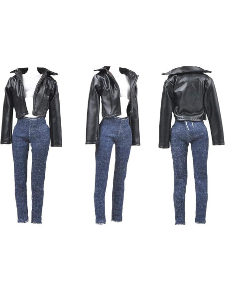 Conjuntos de Ropa para Muñecas E-TING 11.5" 5 Piezas + 10 Zapatos