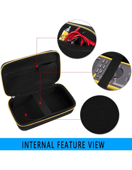 Estuche rígido COMECASE para multímetros Fluke 87-V/88V - Negro Estuche rígido COMECASE para multímetros Fluke 87-V/88V - Negro