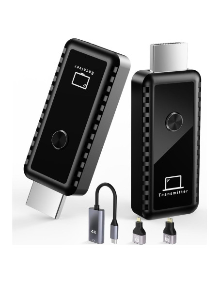 Transmisor y Receptor HDMI Inalámbrico Fimilo 4K 30m Plug & Play Transmisor y Receptor HDMI Inalámbrico Fimilo 4K 30m Plug & Play