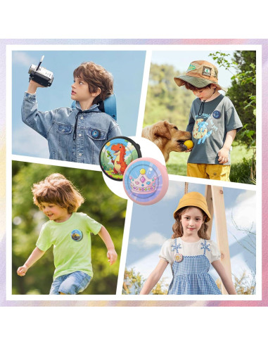 Funda de Silicona para AirTag Wagtune - 2 Pack Niños Astronauta y Coche