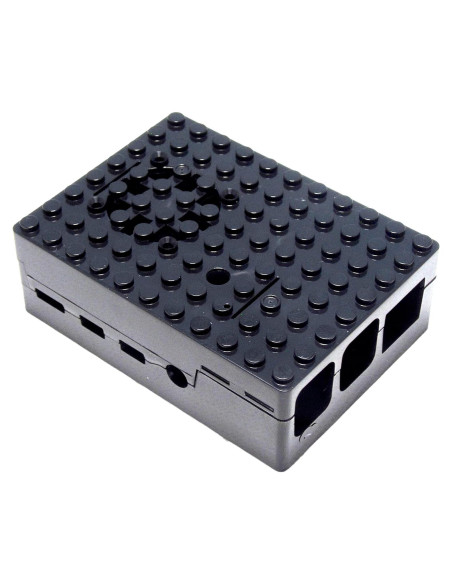 Caja Enclosure Raspberry Pi 4B Multicomp PRO Negra Caja Enclosure Raspberry Pi 4B Multicomp PRO Negra
