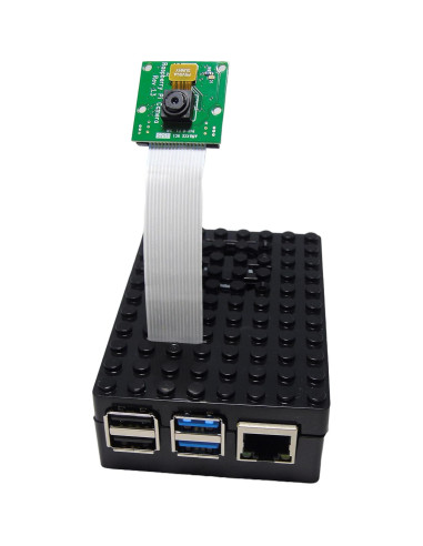 Caja Enclosure Raspberry Pi 4B Multicomp PRO Negra
