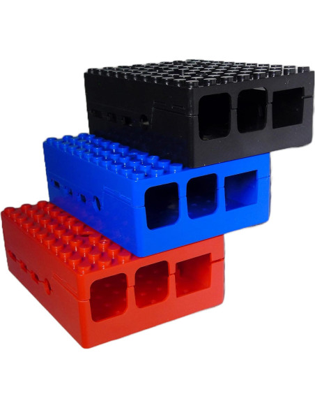 Caja Enclosure Raspberry Pi 4B Multicomp PRO Negra Caja Enclosure Raspberry Pi 4B Multicomp PRO Negra