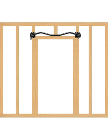 Barra de Dominadas Kipika Montada en Pared Alta Resistencia