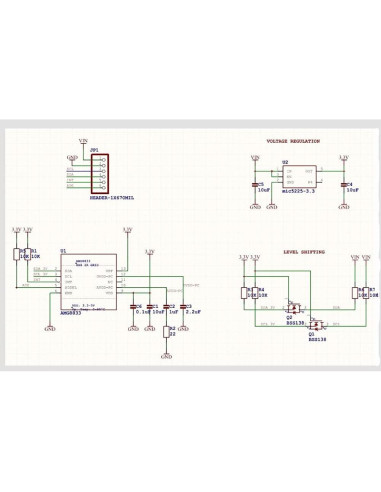 Módulo Sensor Térmico IR AMG8833 8x8 para Raspberry Pi