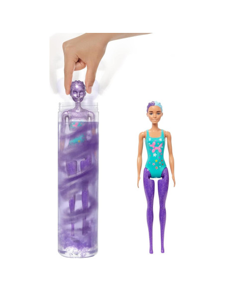 Muñeca Barbie Color Reveal Glitter con 25 Sorpresas y Peinados Muñeca Barbie Color Reveal Glitter con 25 Sorpresas y Peinados