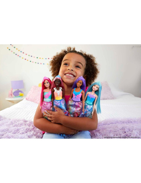 Muñeca Barbie Dreamtopia con Cabello Rosa y Cuerpo Brillante Muñeca Barbie Dreamtopia con Cabello Rosa y Cuerpo Brillante