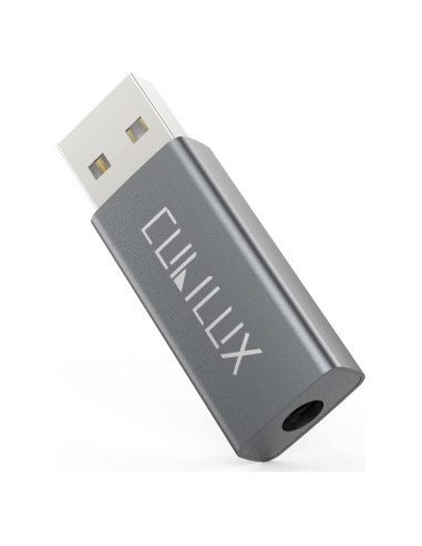 Adaptador de Audio USB a 3.5mm Cubilux 96KHz/24bit