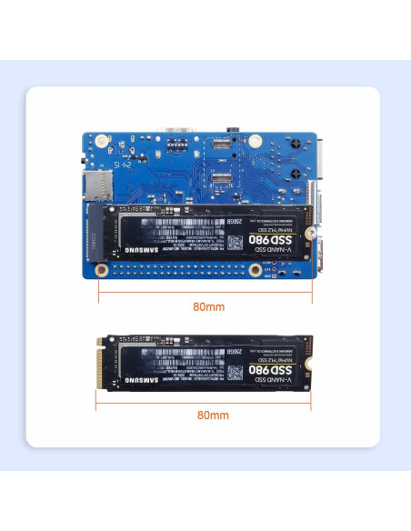Computadora de Placa Única Orange Pi 3B 2GB Quad-Core Computadora de Placa Única Orange Pi 3B 2GB Quad-Core