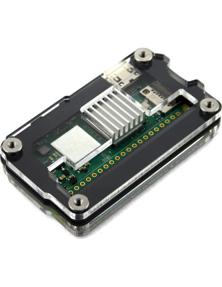 Caja Disipador C4Labs Zebra Zero 2 para Raspberry Pi Zero 2 Caja Disipador C4Labs Zebra Zero 2 para Raspberry Pi Zero 2
