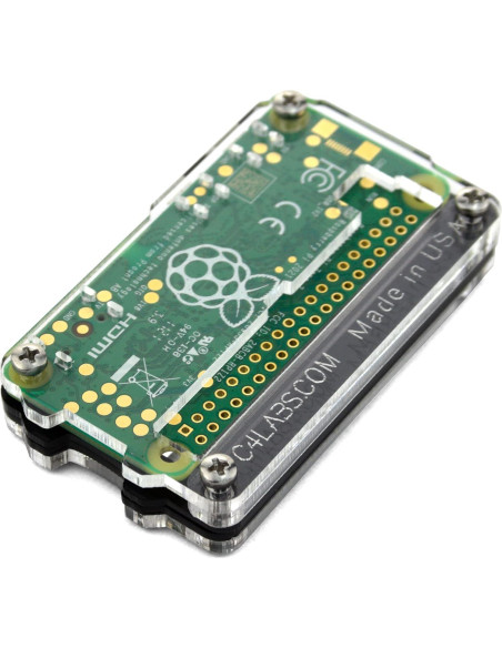 Caja Disipador C4Labs Zebra Zero 2 para Raspberry Pi Zero 2 Caja Disipador C4Labs Zebra Zero 2 para Raspberry Pi Zero 2