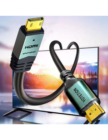 Cable Mini HDMI a HDMI 12.19m 4K 60Hz CableCreation Cable Mini HDMI a HDMI 12.19m 4K 60Hz CableCreation