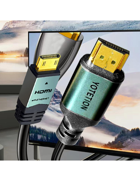 Cable Mini HDMI a HDMI 12.19m 4K 60Hz CableCreation Cable Mini HDMI a HDMI 12.19m 4K 60Hz CableCreation