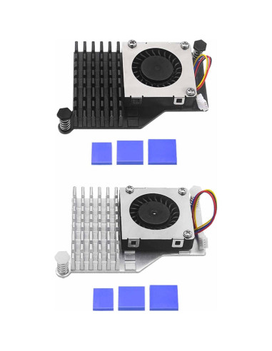 Radiador Activo Viprh para Raspberry Pi 5 - Enfriador de Aluminio