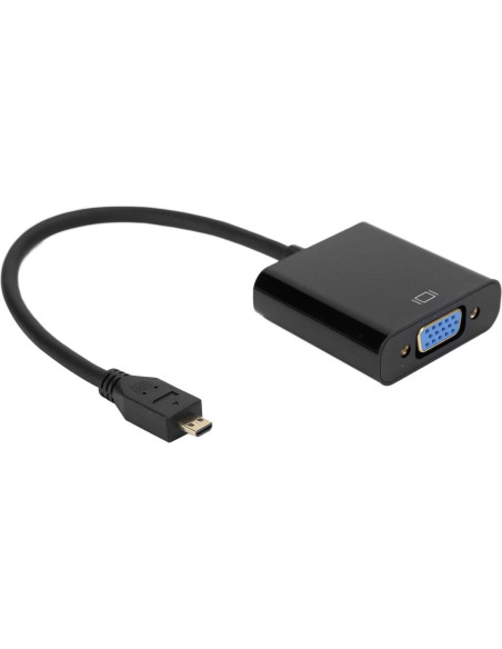 Convertidor de Video Micro HDMI a VGA 03 para Raspberry Pi 4B Convertidor de Video Micro HDMI a VGA 03 para Raspberry Pi 4B