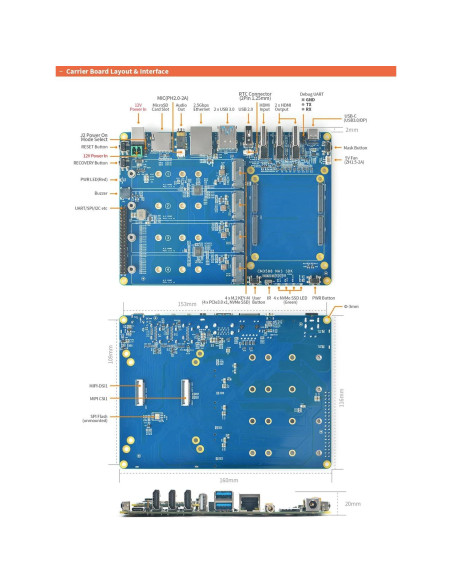 WayPonDEV Kit NAS CM3588 Plus 16GB RAM 8K Video 4x NVMe WayPonDEV Kit NAS CM3588 Plus 16GB RAM 8K Video 4x NVMe