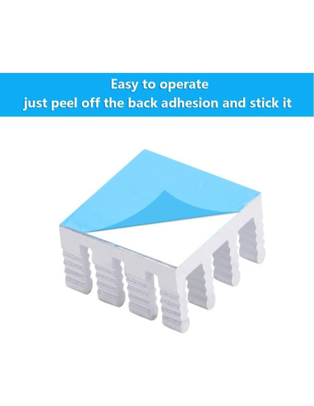 DVOZVO Kit de Disipadores de Calor para Raspberry Pi - 3 Aluminio y 4 Cobre DVOZVO Kit de Disipadores de Calor para Raspberry Pi - 3 Aluminio y 4 Cobre