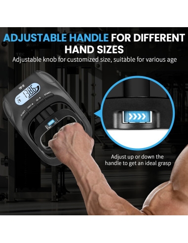 Tester de Fuerza de Agarre Digital TIPRE 180kg Ajustable