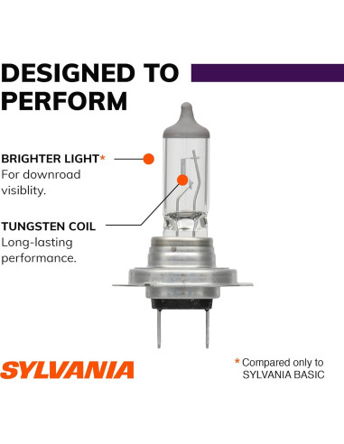 Bombillas Halógenas H7 SYLVANIA XtraVision - 2 Unidades