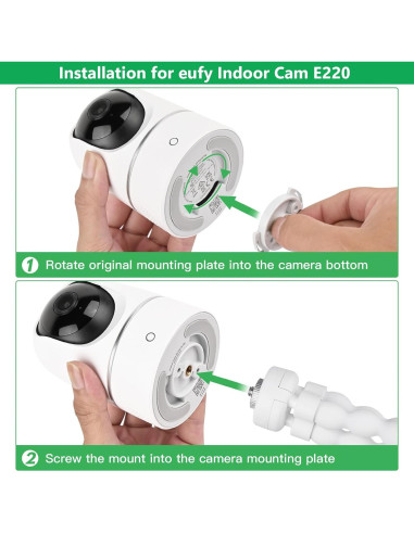 Soporte flexible para cámara eufy Solocam S220 y más