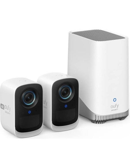 Cámara de Seguridad Inalámbrica eufyCam 3C 4K Kit 2 Unidades Cámara de Seguridad Inalámbrica eufyCam 3C 4K Kit 2 Unidades