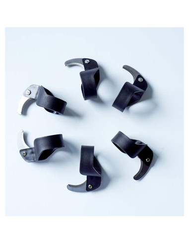 Cuchillo de Dedo de Seguridad TOGRAND 2Pcs 2cm Negro