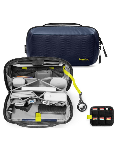 Bolsa Organizadora Electrónica tomtoc M Azul Marino 26x15cm Bolsa Organizadora Electrónica tomtoc M Azul Marino 26x15cm