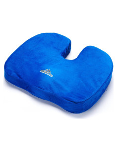 Cojín de Asiento Ortopédico Black Mountain Azul Espuma de Memoria