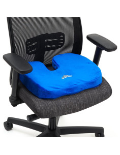 Cojín de Asiento Ortopédico Black Mountain Azul Espuma de Memoria 2