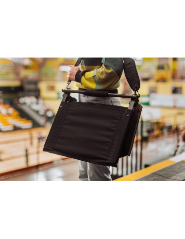 Silla de Estadio Plegable NFL Gridiron Unisex Adulto Negra
