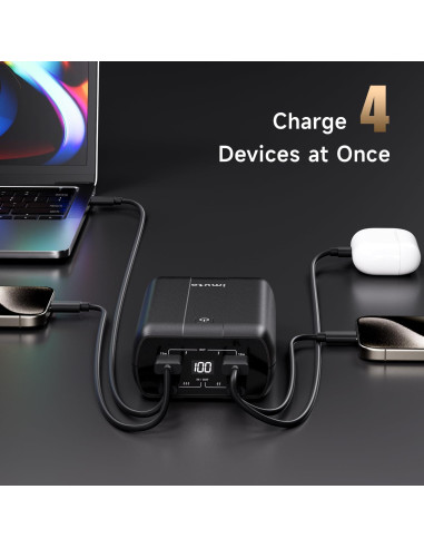 Banco de Energía Portátil imuto 100W 20000mAh USB-C PD3.0