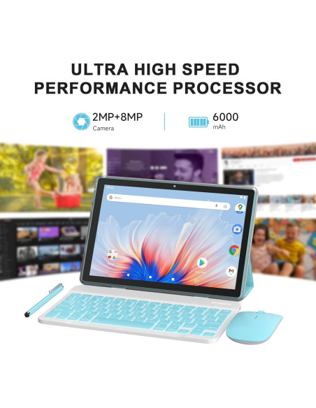 Tablet Android 15 HOTTABLET 10" 10GB RAM 64GB ROM Azul Tablet Android 15 HOTTABLET 10" 10GB RAM 64GB ROM Azul