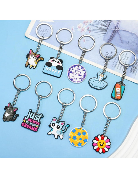 Llavero Bonito Aleatorio 100pcs PVC para Regalos y Premios Llavero Bonito Aleatorio 100pcs PVC para Regalos y Premios