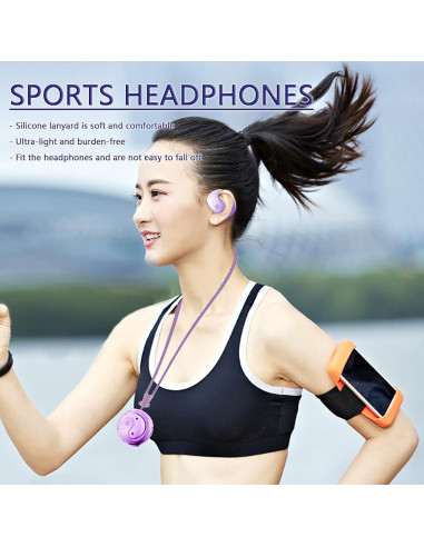 Auriculares Inalámbricos Bluetooth 5.4 ANEFOSE OWS Negro