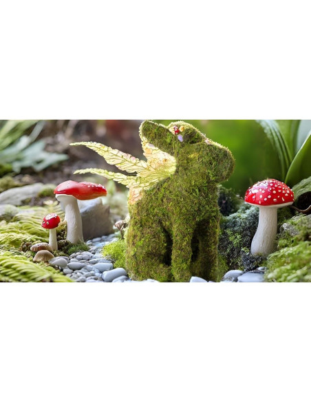 Conejo de Musgo Decorativo Plantable SuperMoss 35.56 cm Verde Conejo de Musgo Decorativo Plantable SuperMoss 35.56 cm Verde