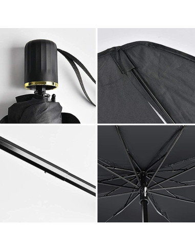 Protector Solar para Parabrisas helloleiboo 57x31cm Plegable