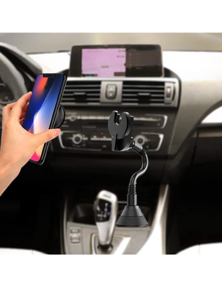 Soporte de teléfono de coche JCWINY para Pop Socket - Ajustable Soporte de teléfono de coche JCWINY para Pop Socket - Ajustable