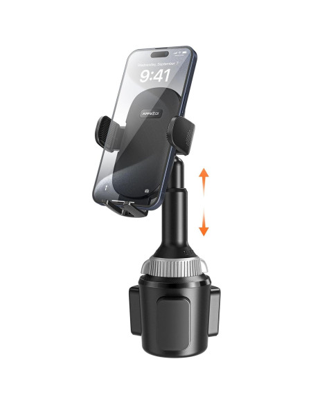 Soporte de teléfono para coche APPS2Car con base ajustable Soporte de teléfono para coche APPS2Car con base ajustable