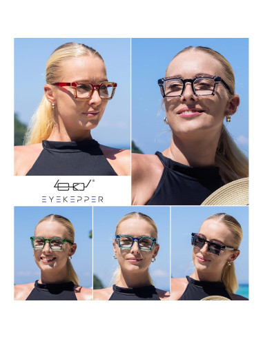 Gafas de Lectura Eyekepper 10 Paquetes Floral +2 Gafas de Sol
